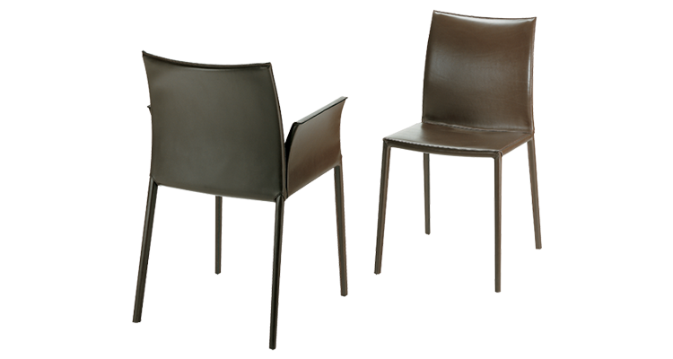 Chaise Lea 2083 de Roberto Barbieri - Zanotta, vue 5