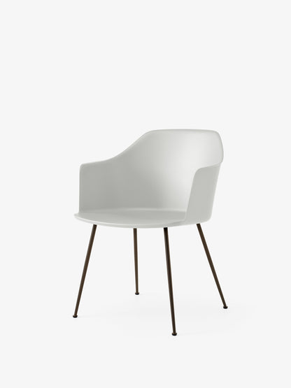 Fauteuil Rely HW33 Oyster piètement tube bronze - &amp;Tradition