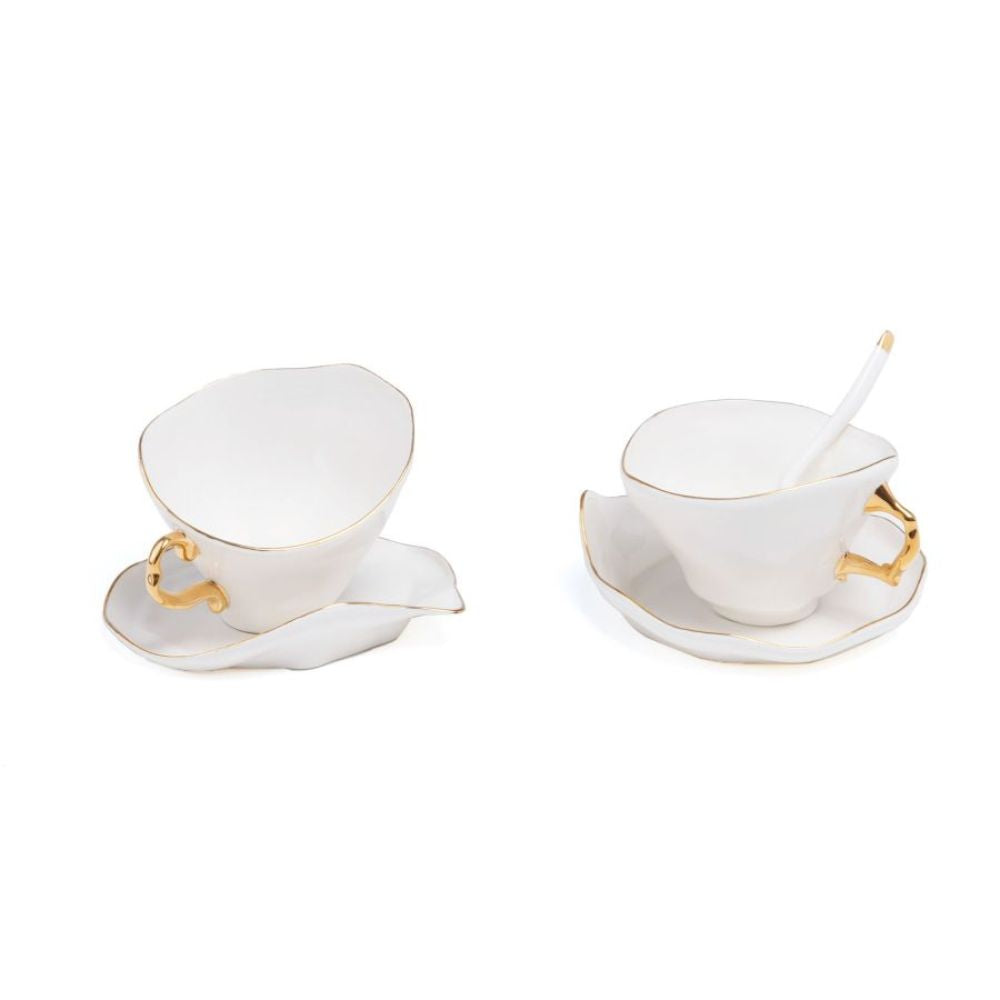 2 tasses à thé 'Meltdown' par Jordan Luca - Seletti-The Woods Gallery
