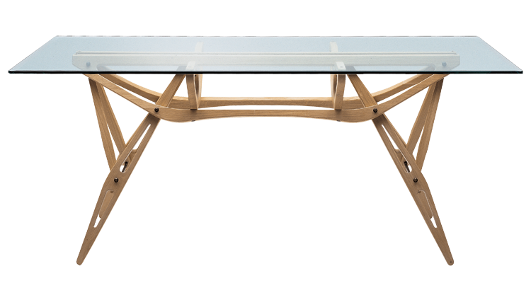 Table Reale 2320 de Carlo Mollino - Zanotta, vue 1