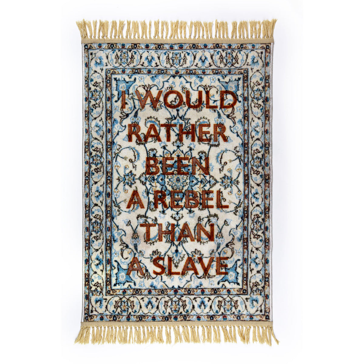 Tapis Burnt Carpet Rebel 80×120 de Loredana Longo - Seletti-vue 1-The Woods Gallery