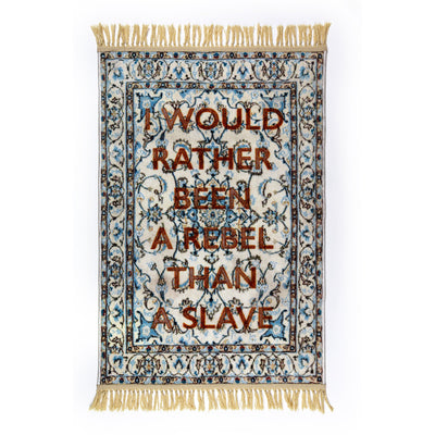 Tapis Burnt Carpet Rebel 80×120 de Loredana Longo - Seletti-vue 1-The Woods Gallery