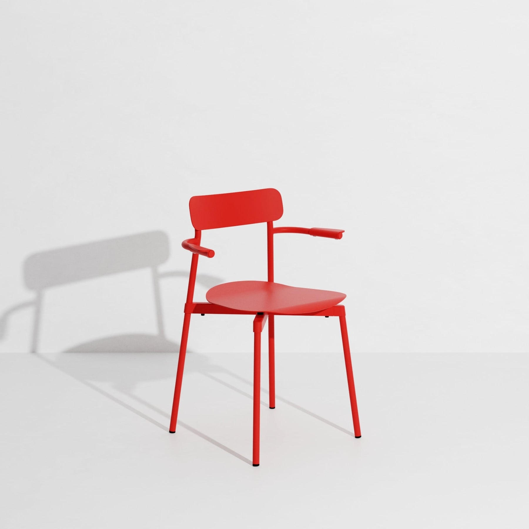 Chaise avec accoudoirs Fromme Rouge - Petite Friture