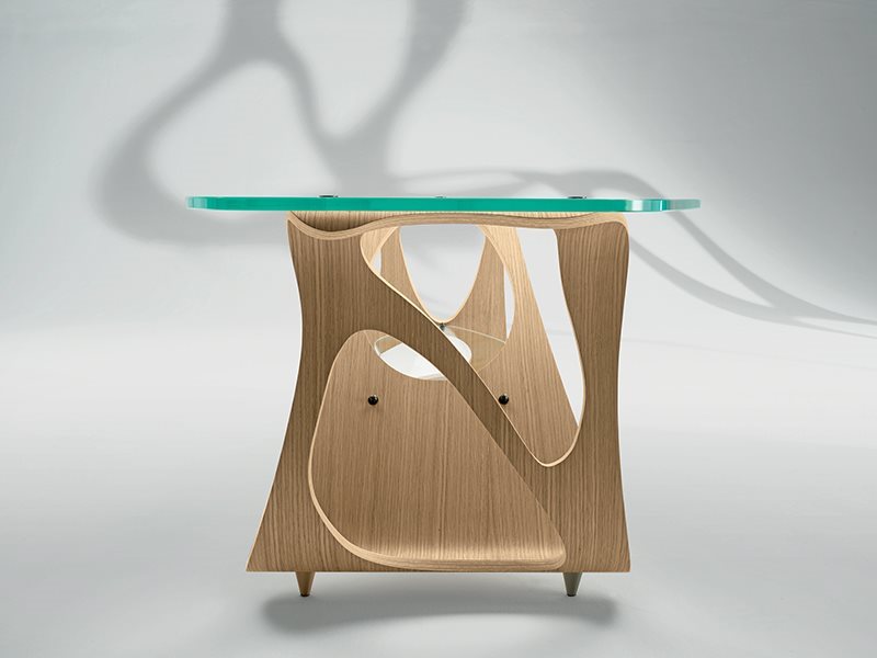Table basse Arabesco CM 697 de Carlo Mollino, vue 3 - Zanotta