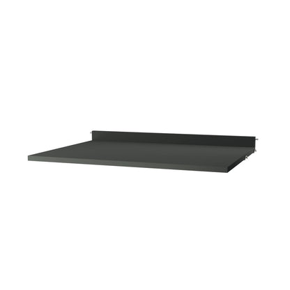 Étagère plateau de bureau L 78 cm, String Furniture, coloris gris foncé, packshot sur fond blanc