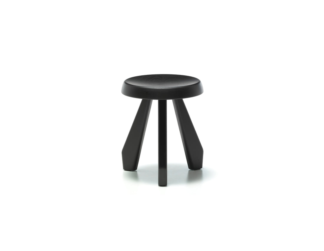 Tabouret Méribel - Cassina - Livraison rapide-packshot Chêne teinté Noir-Cassina