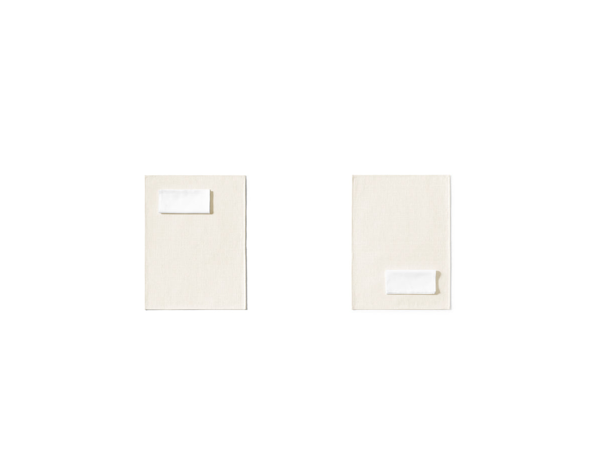 Linge de table Together - Cassina - Livraison rapide-packshot Deux sets de table 45 x 60 cm / Fiore di loto-Cassina