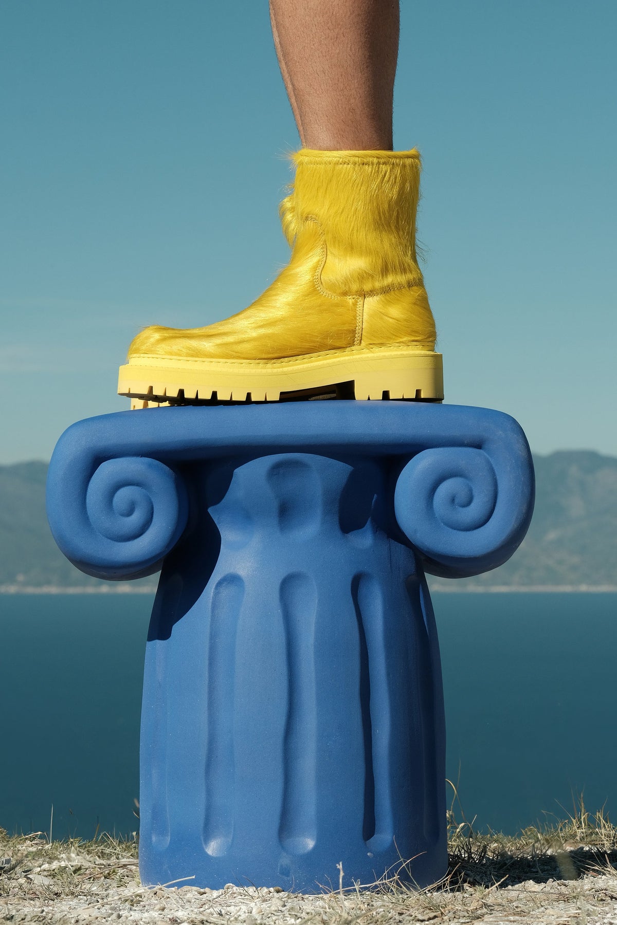 Colonne Capitello bleue Magna Graecia de Antonio Aricò - Seletti-vue 7-The Woods Gallery