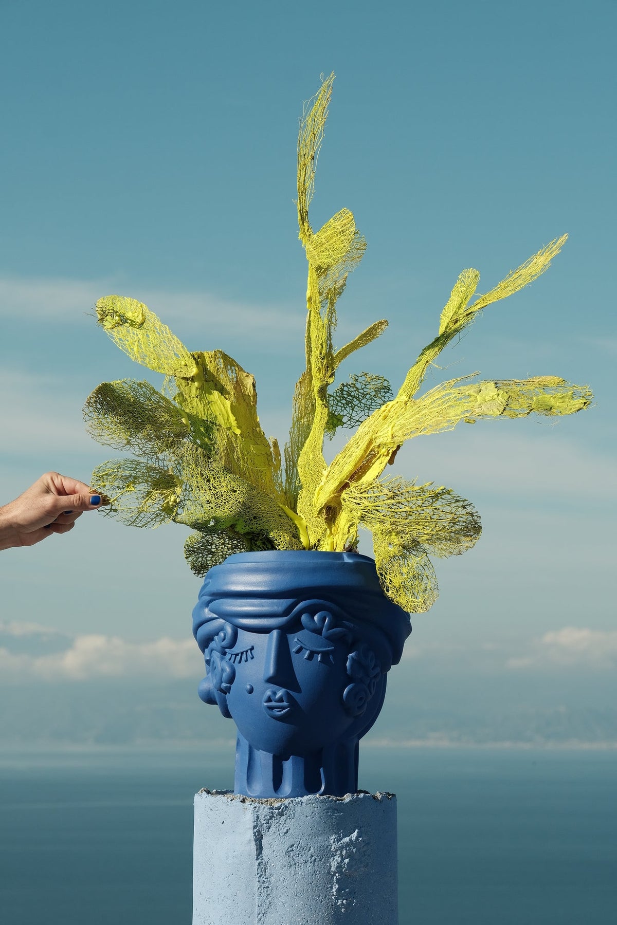 Vase Women bleu Magna Graecia de Antonio Aricò - Seletti-vue 2-The Woods Gallery
