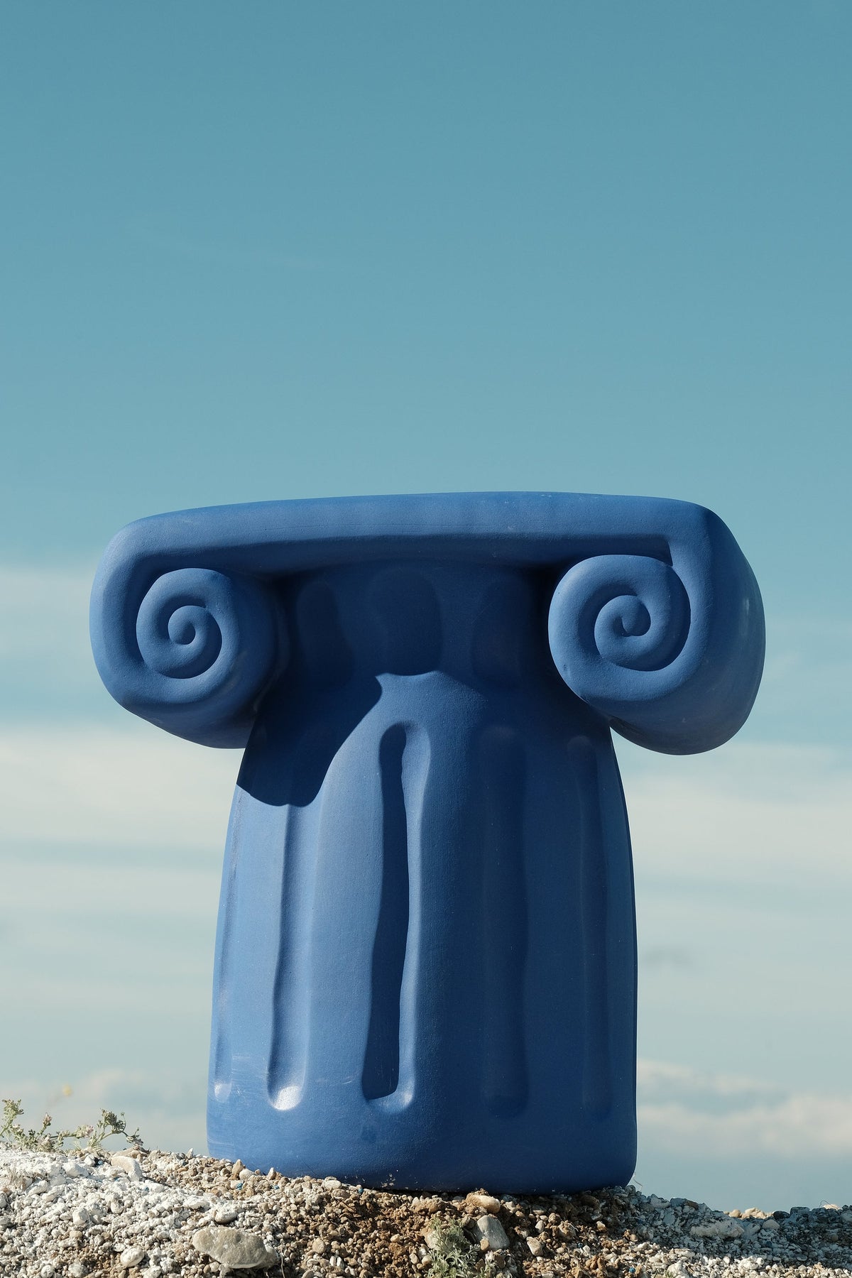 Colonne Capitello bleue Magna Graecia de Antonio Aricò - Seletti-vue 6-The Woods Gallery