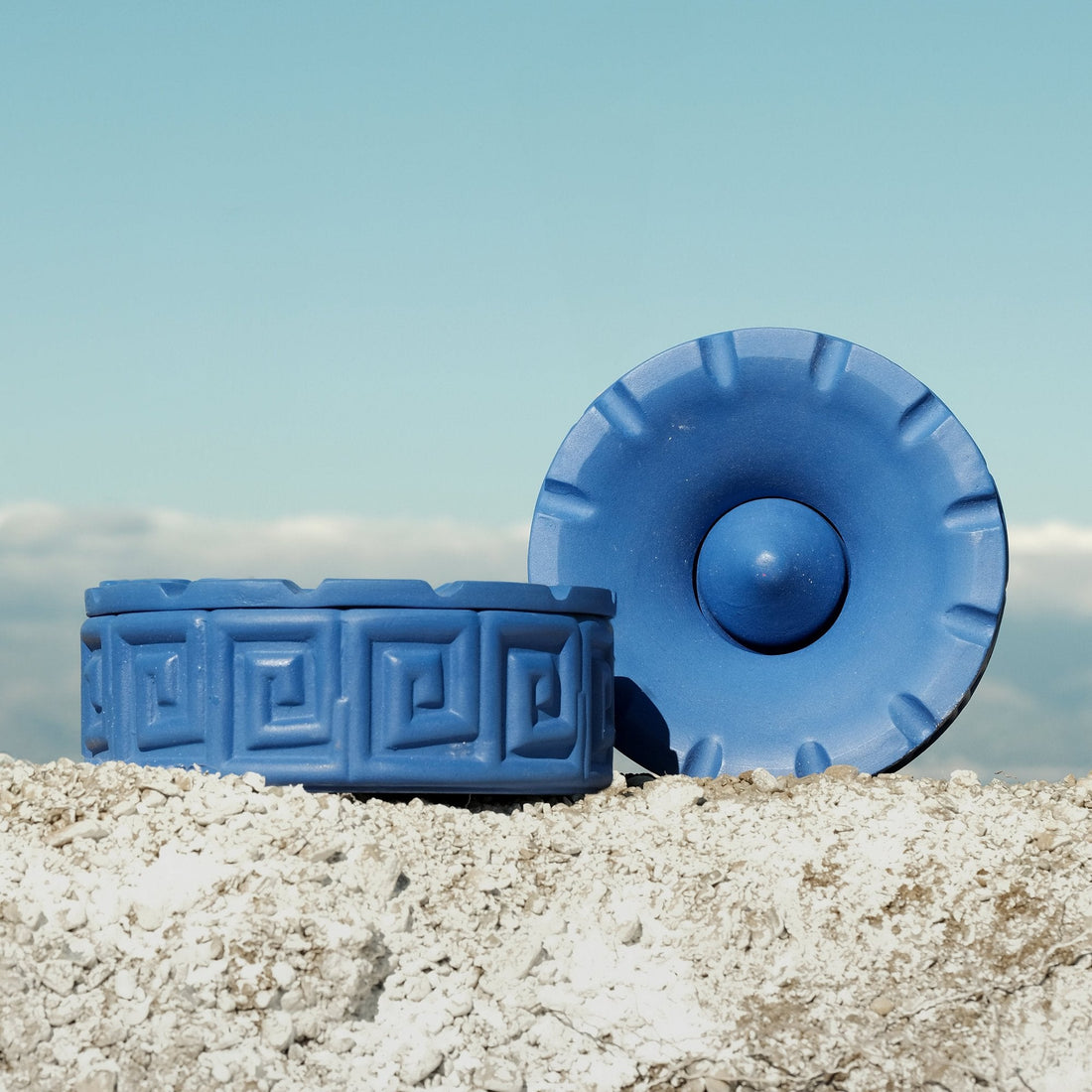 Cendrier Greche bleu Magna Graecia de Antonio Aricò - Seletti-vue 2-The Woods Gallery