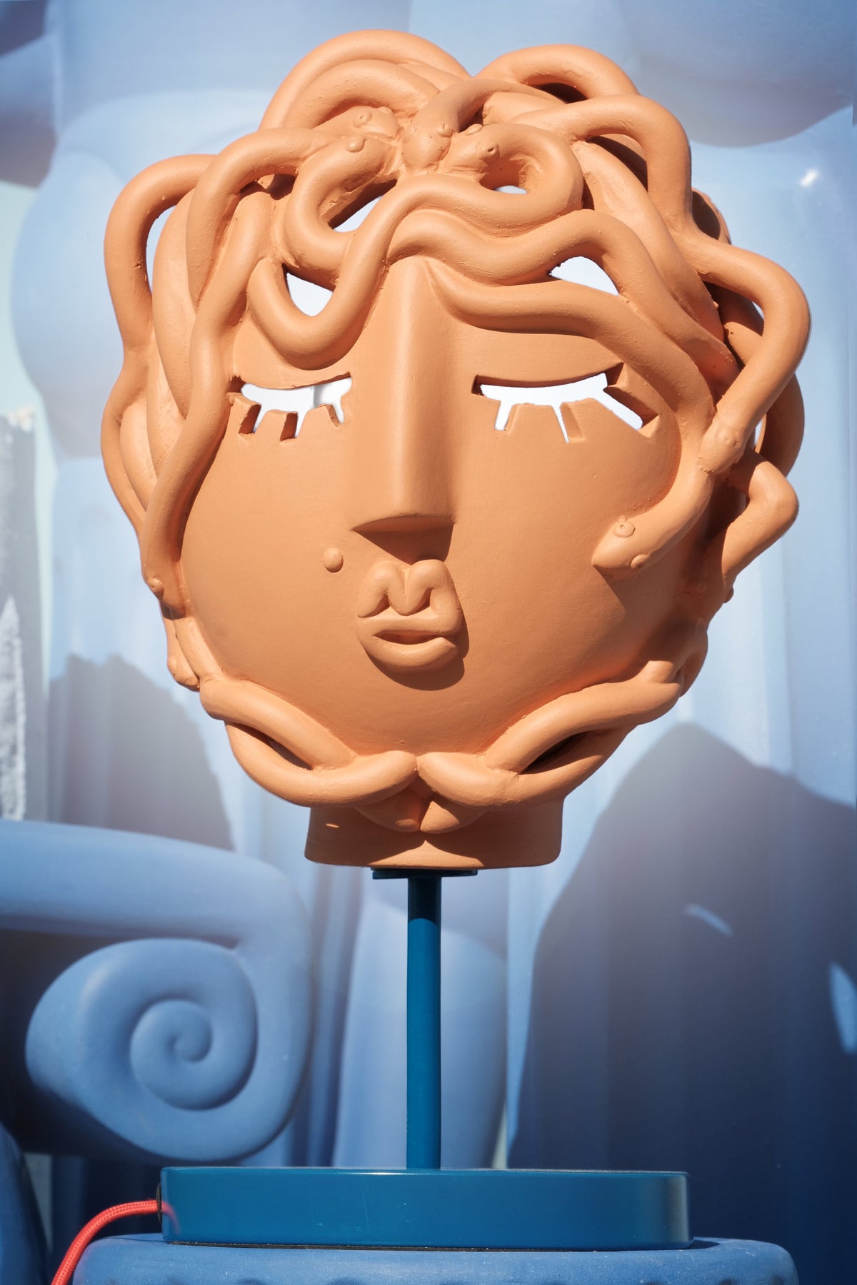 Lampe masque de Méduse Magna Graecia de Antonio Aricò - Seletti-vue 2-The Woods Gallery