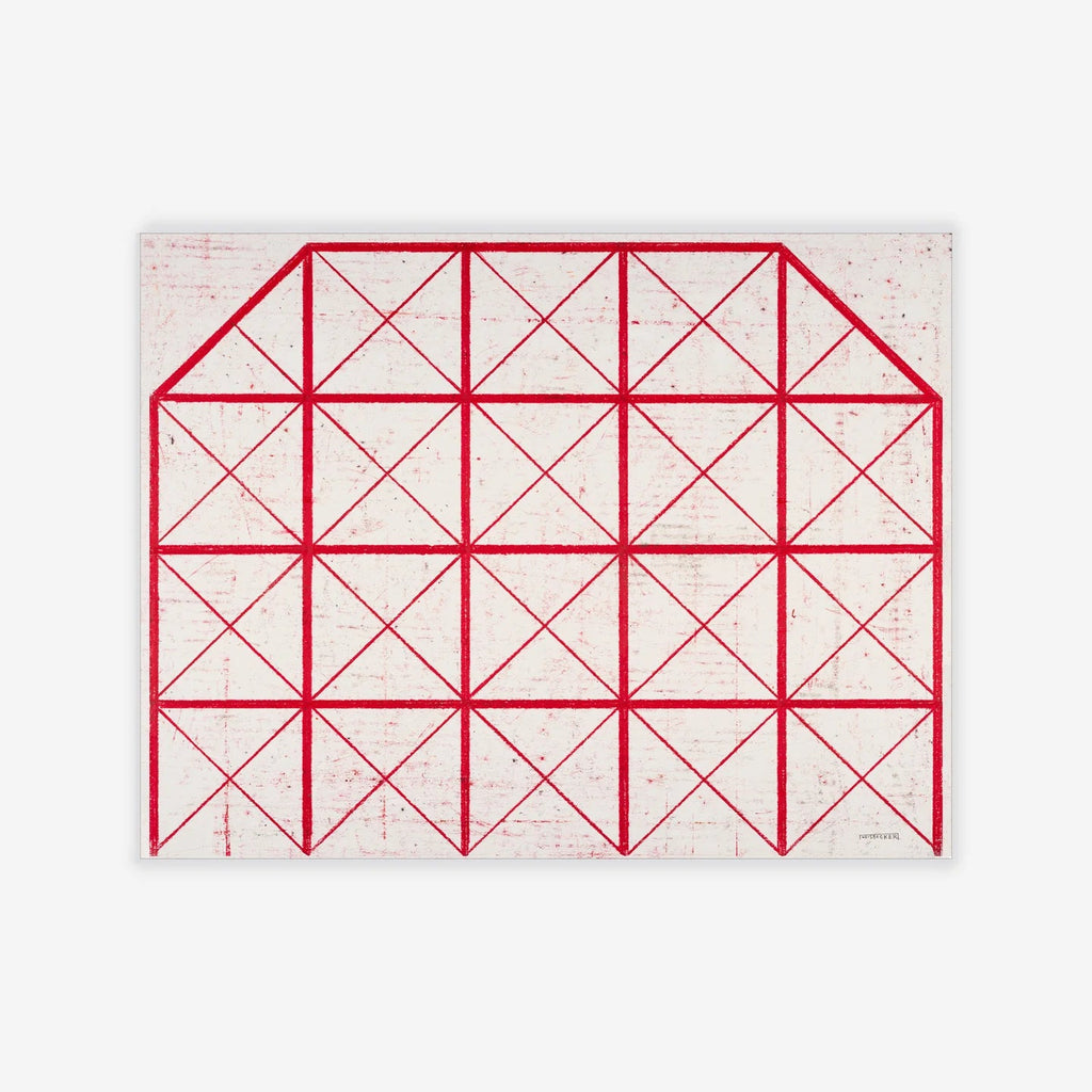 Affiche Structure 7 de Philippe Weisbecker - The Wrong Shop-Poster encadré (chêne)-The Woods Gallery