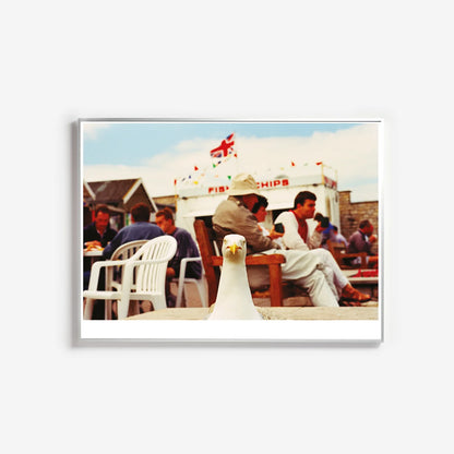 Affiche "West Bay" de Martin Parr - The Wrong Shop-Cadre en aluminium argenté-The Woods Gallery