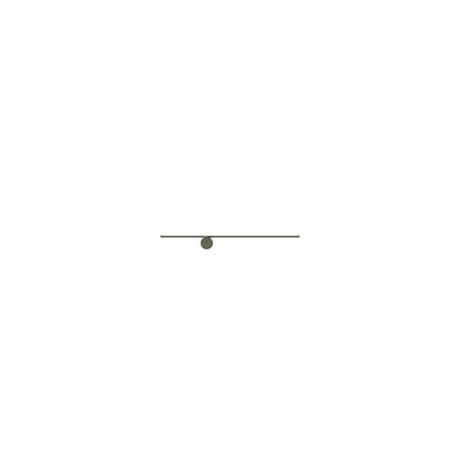 Applique Coordinates de Michael Anastassiades - Flos-W1 argent-The Woods Gallery