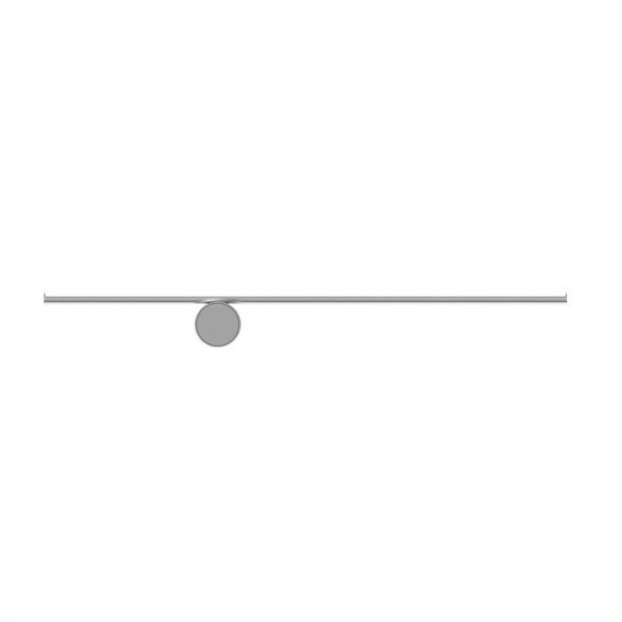 Applique Coordinates de Michael Anastassiades - Flos-W1 argent-The Woods Gallery