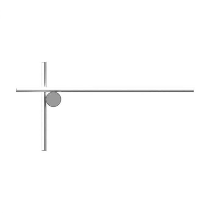 Applique Coordinates de Michael Anastassiades - Flos-W2 argent-The Woods Gallery