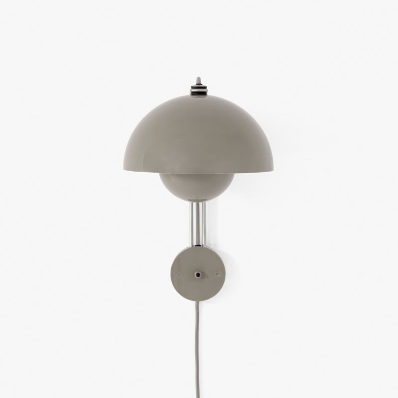 Applique Flowerpot VP8 de Verner Panton - &amp;Tradition-Chromé-The Woods Gallery