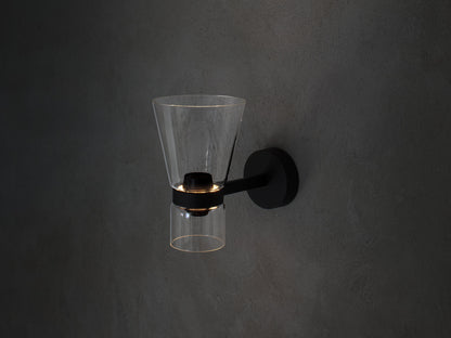 Applique Nocturne de Konstantin Grcic - Flos-Cône argent-The Woods Gallery