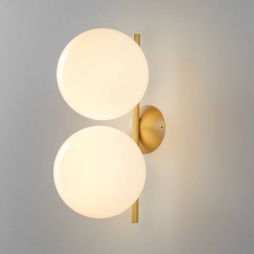 Applique Plafonnier IC Light C/W1 double de Michael Anastassiades - Flos-Laiton-The Woods Gallery
