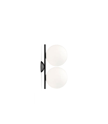 Applique Plafonnier IC Light C/W1 double de Michael Anastassiades - Flos-Noir-The Woods Gallery