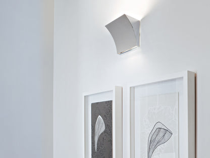 Applique Pochette Up/Down LED de Rodolfo Dordoni - Flos-Blanc-The Woods Gallery