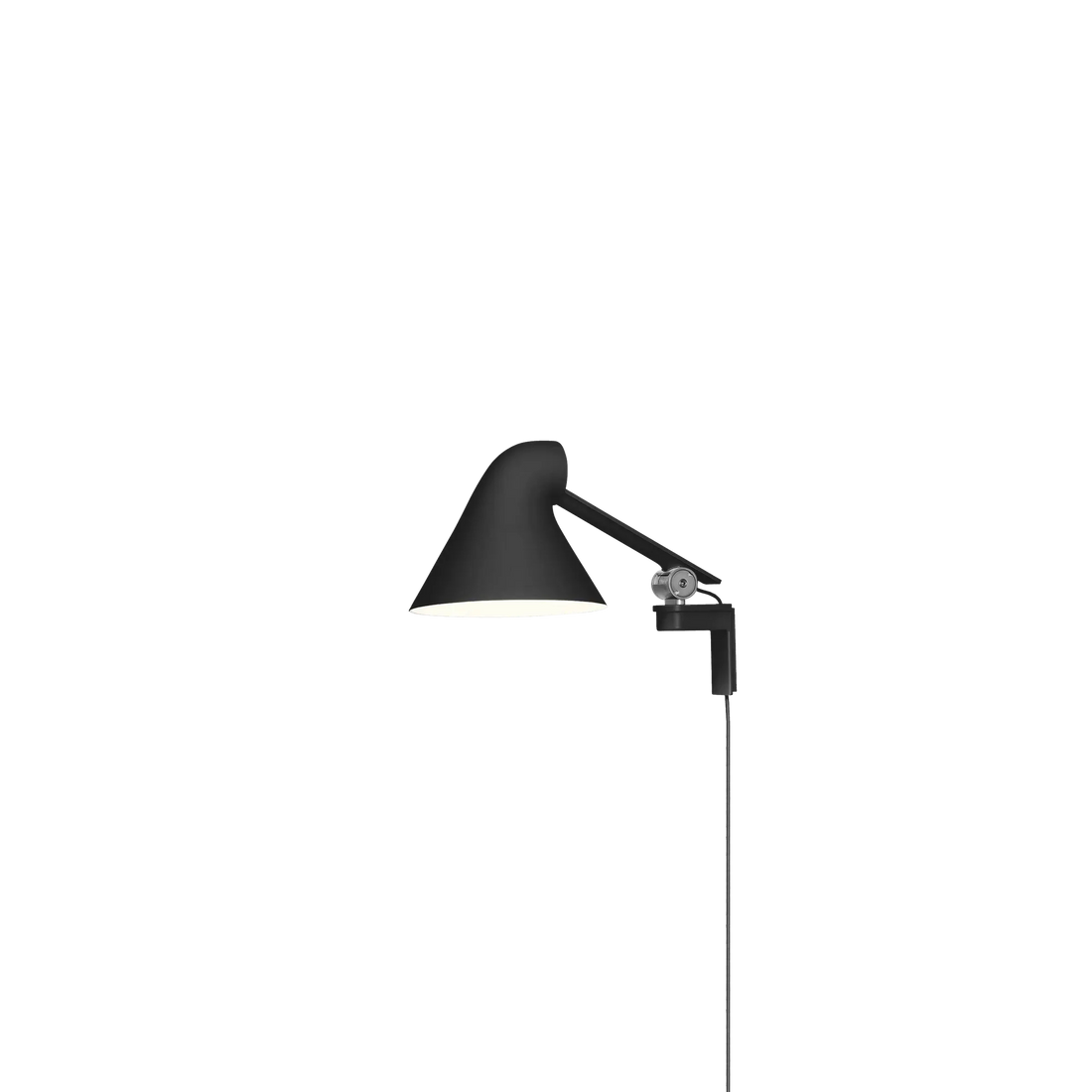 Applique murale NJP - Louis Poulsen-Noir-LED 3000K 10W-Bras long – Wall box sans câble-The Woods Gallery