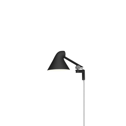Applique murale NJP - Louis Poulsen-Noir-LED 3000K 10W-Bras long – Wall box sans câble-The Woods Gallery