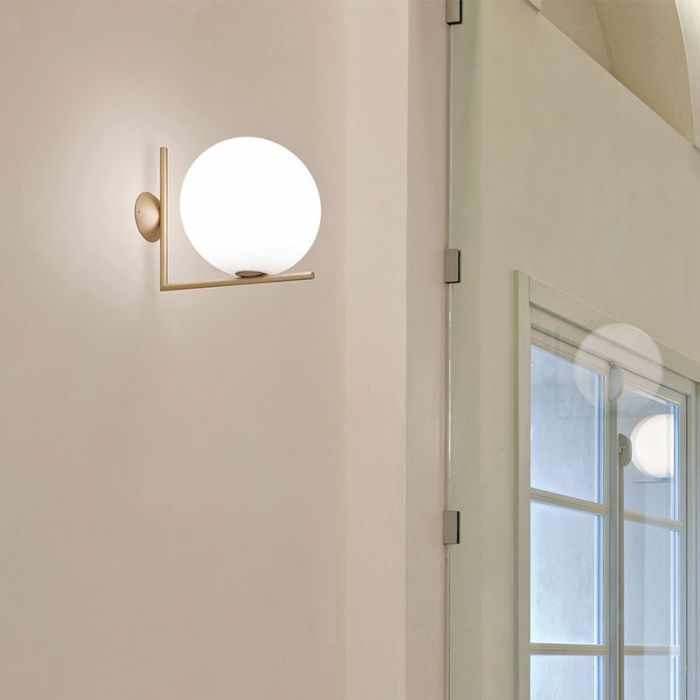 Applique plafonnier IC C/W de Michael Anastassiades - Flos-Chrome-Petit-The Woods Gallery