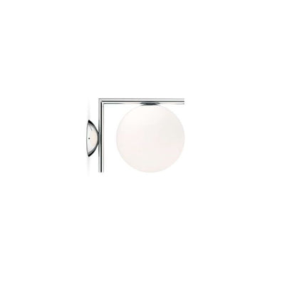 Applique plafonnier IC C/W de Michael Anastassiades - Flos-Chrome-Petit-The Woods Gallery