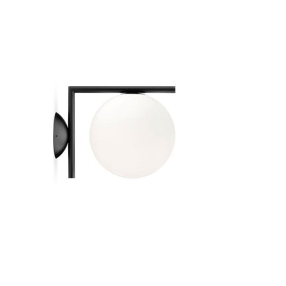 Applique plafonnier IC C/W de Michael Anastassiades - Flos-Noir-Petit-The Woods Gallery