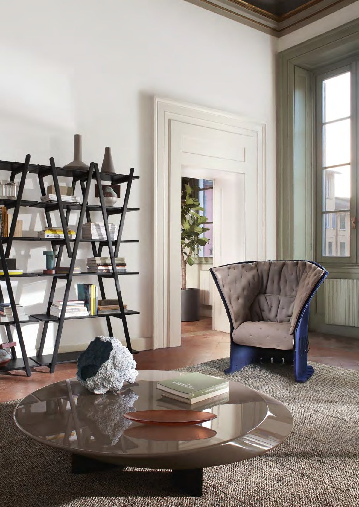 Fauteuil en feutre Feltri de Gaetano Pesce - Cassina-ambiance catalogue Cassina 2026-The Woods Gallery