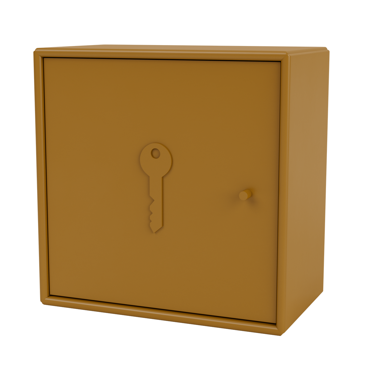 Armoire Unlock par Peter J. Lassen, laque 142 Amber, suspendu au mur, packshot Montana