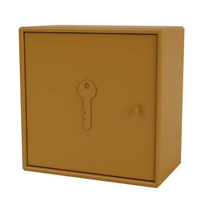 Armoire Unlock par Peter J. Lassen, laque 142 Amber, suspendu au mur, packshot Montana