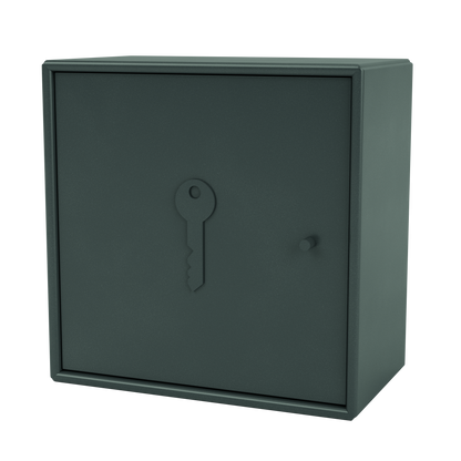 Armoire Unlock par Peter J. Lassen, laque 163 Black Jade, suspendu au mur, packshot Montana