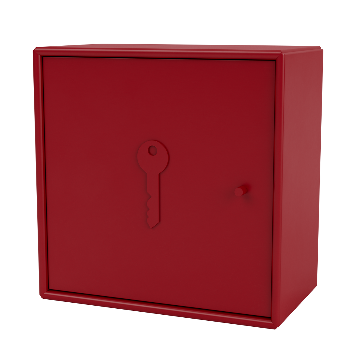 Armoire Unlock par Peter J. Lassen, laque 165 Beetroot, suspendu au mur, packshot Montana