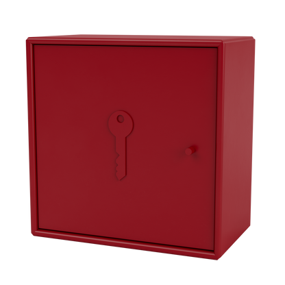 Armoire Unlock par Peter J. Lassen, laque 165 Beetroot, suspendu au mur, packshot Montana