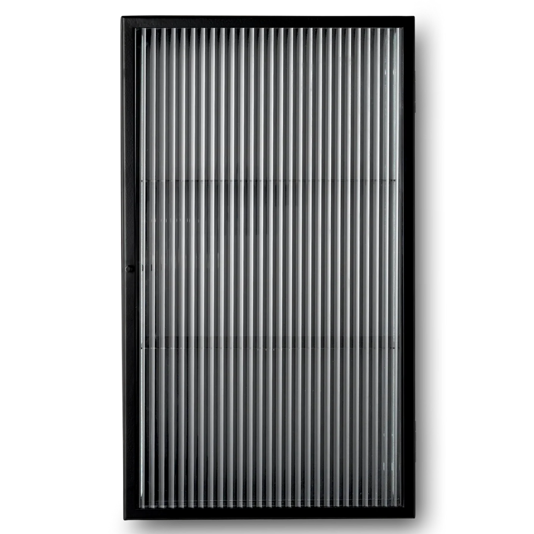 Armoire murale Haze verre à anches - Ferm Living-Noir-The Woods Gallery
