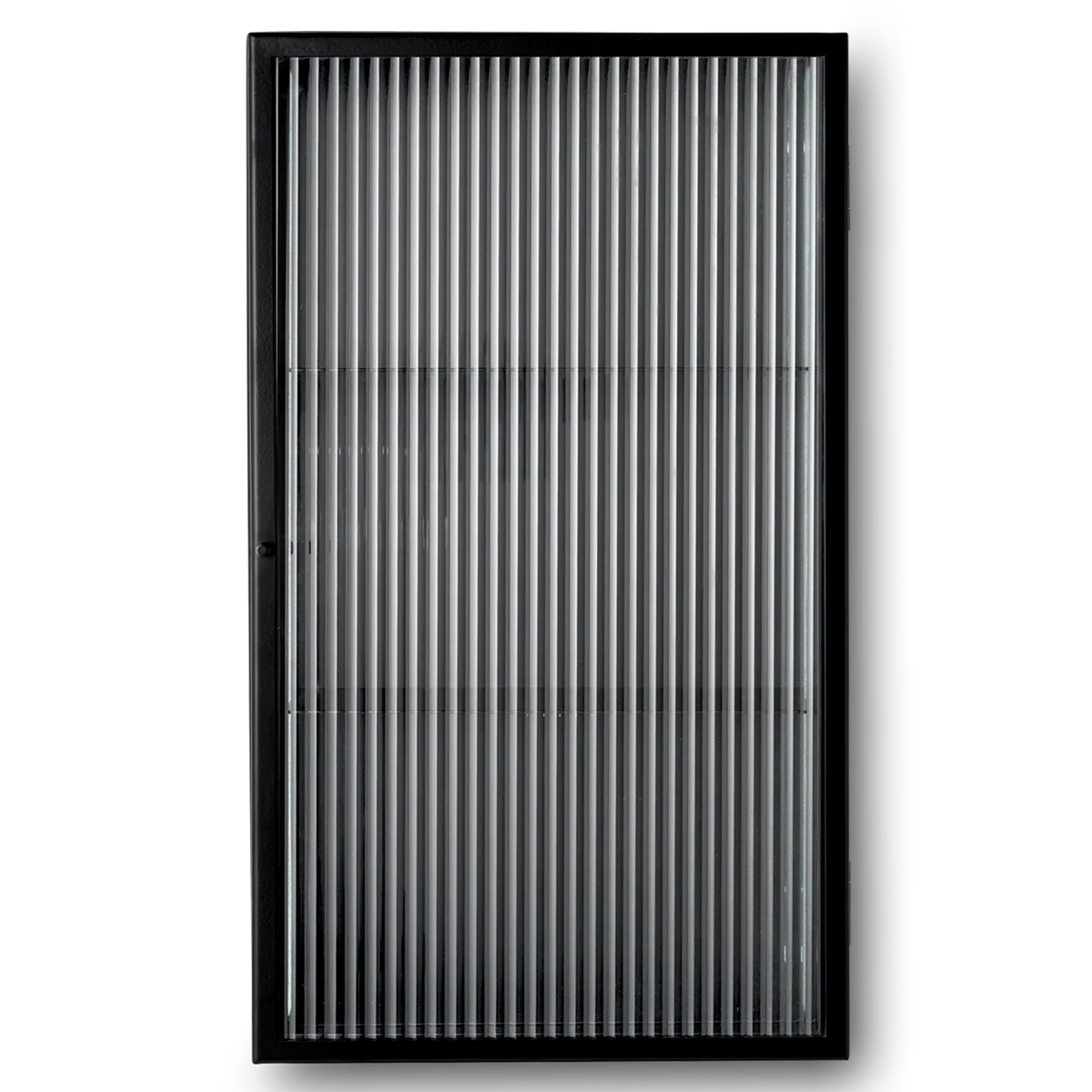 Armoire murale Haze verre à anches - Ferm Living-Noir-The Woods Gallery