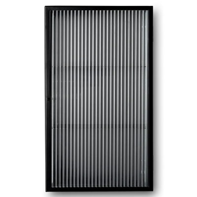 Armoire murale Haze verre à anches - Ferm Living-Noir-The Woods Gallery
