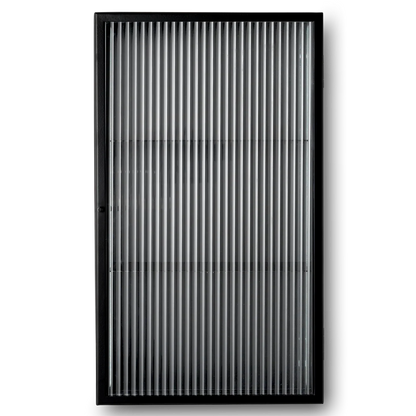 Armoire murale Haze verre à anches - Ferm Living-Noir-The Woods Gallery