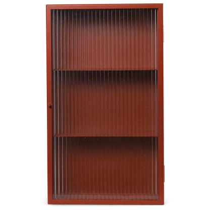 Armoire murale Haze verre à anches - Ferm Living-Rouge-The Woods Gallery