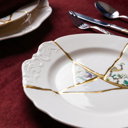 Assiette Kintsugi Dinner Plate - Seletti-01-The Woods Gallery