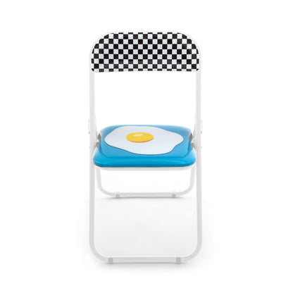 Chaise pliante Blow Egg de Studio Job - Seletti-vue 1-The Woods Gallery