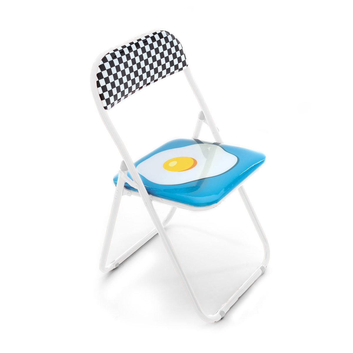 Chaise pliante Blow Egg de Studio Job - Seletti-vue 4-The Woods Gallery