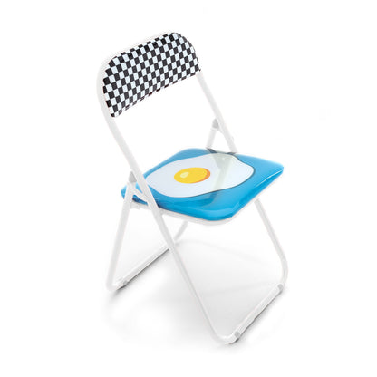 Chaise pliante Blow Egg de Studio Job - Seletti-vue 4-The Woods Gallery