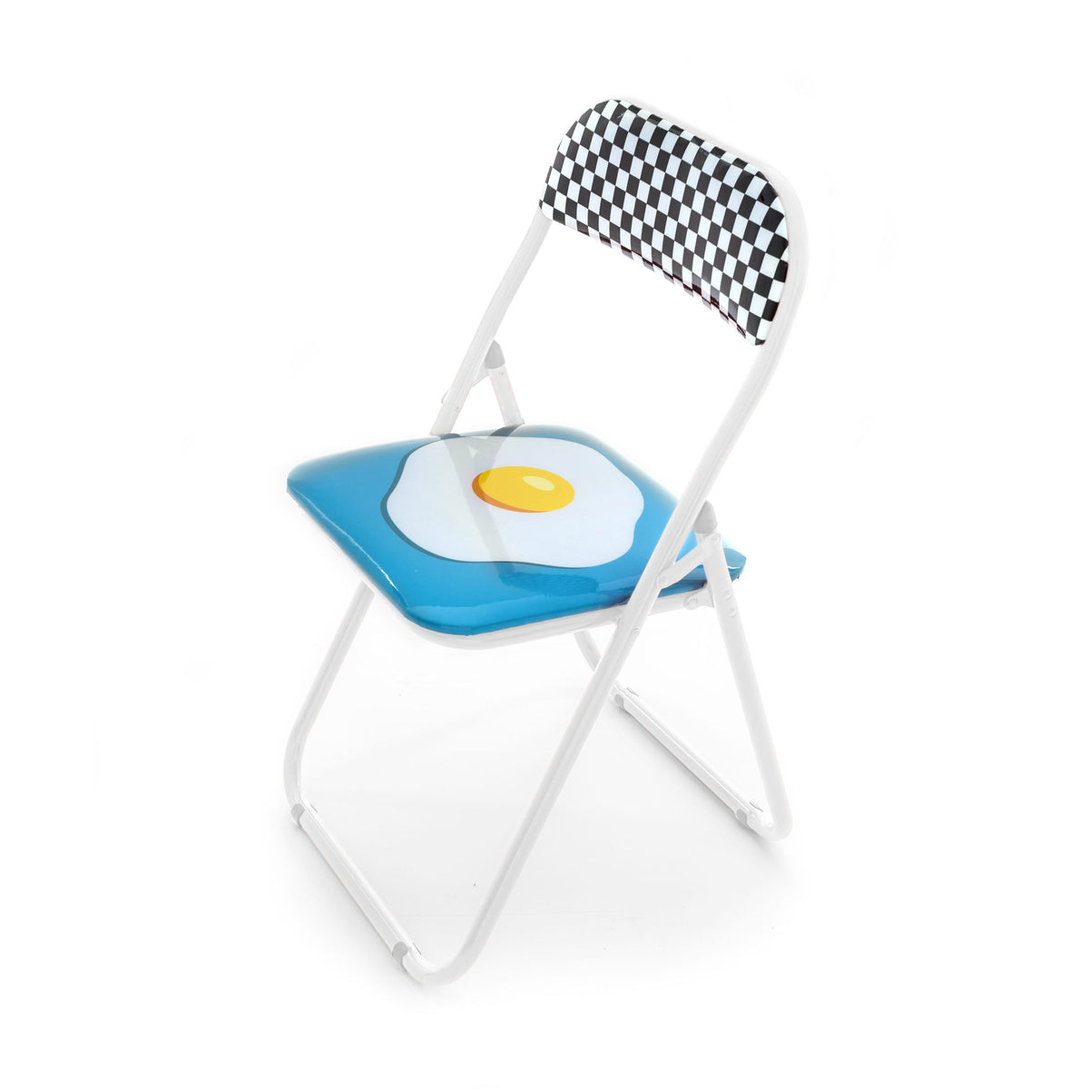 Chaise pliante Blow Egg de Studio Job - Seletti-vue 2-The Woods Gallery