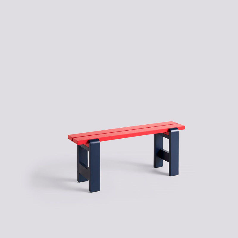 Banc Duo Weekday - Hay-Rouge - Bleu-The Woods Gallery