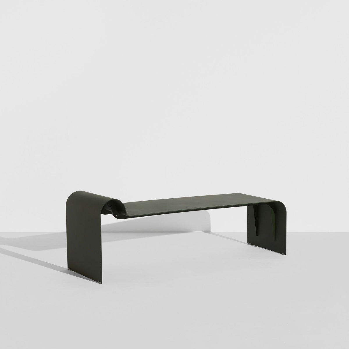 Banc Eclipse de Garnier &amp; Pingree - Petite Friture-Structure seule, Vert bouteille-The Woods Gallery