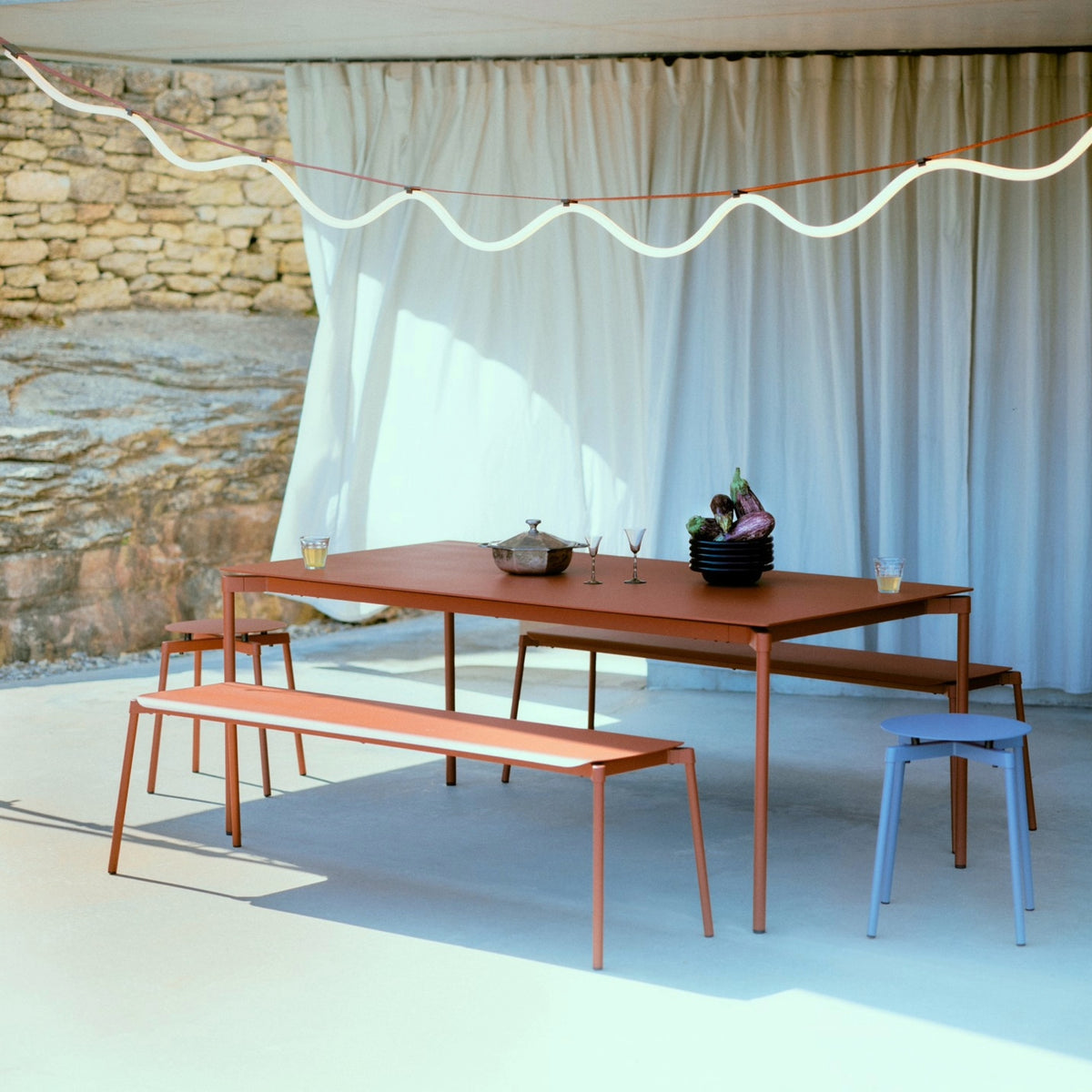 Banc Fromme de Tom Chung - Petite Friture-Noir-The Woods Gallery